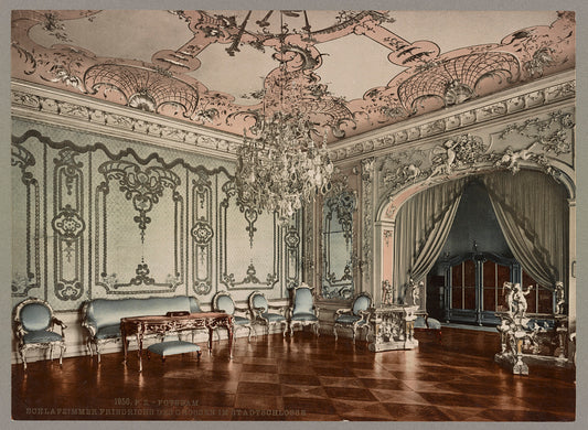 A picture of Potsdam. Schlafzimmer Friedrichs des Grossen im Stadtschloss