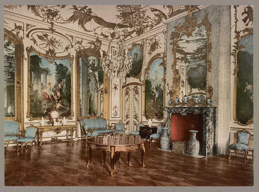 A picture of Potsdam. Schloss Sans-souci. Musikzimmer