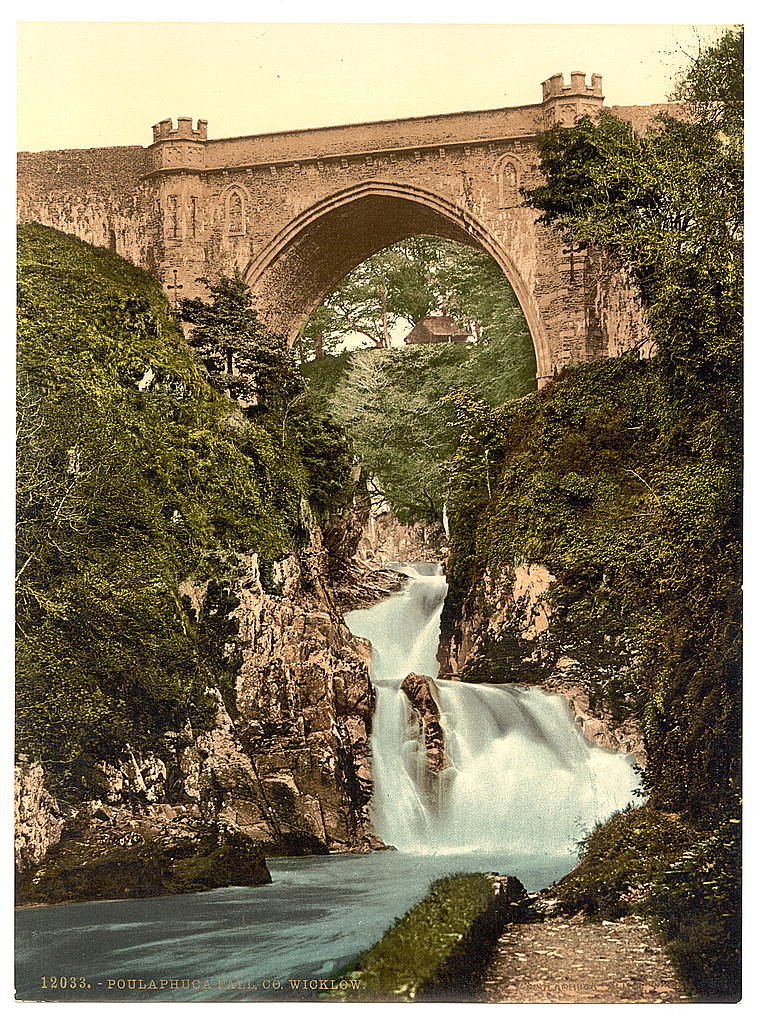 A picture of Poulaphuca Fall. County Wicklow, Ireland