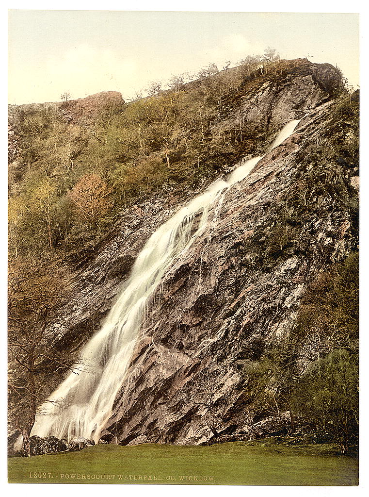 A picture of Powerscourt Waterfall. County Wicklow, Ireland