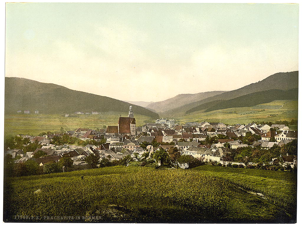A picture of Prachatitz, Bohemian Switzerland, Bohemia, Austro-Hungary