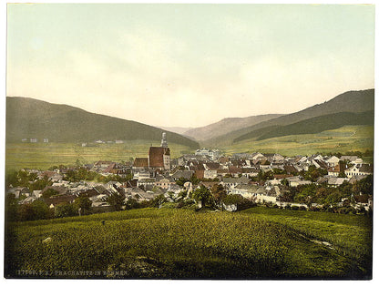 A picture of Prachatitz, Bohemian Switzerland, Bohemia, Austro-Hungary