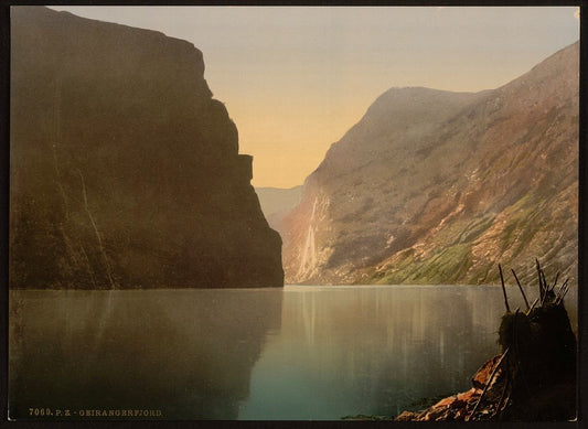 A picture of Praekestolen (i.e., Preikestolen), Geiranger Fjord, Norway