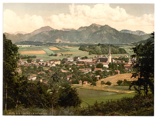 A picture of Prien on Chiemsee, Upper Bavaria, Germany