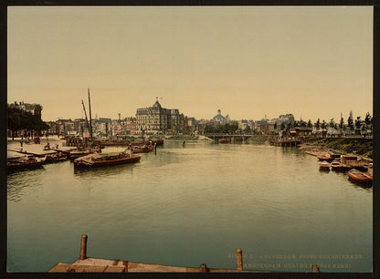 A picture of Prince Henry's quay, Amsterdam, Holland