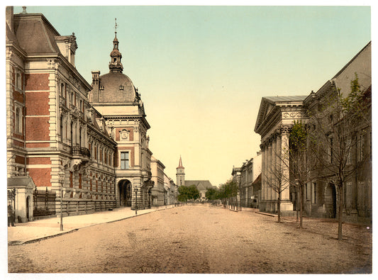 A picture of Prince's castle and Cavalier Street, Anhalt, Germany