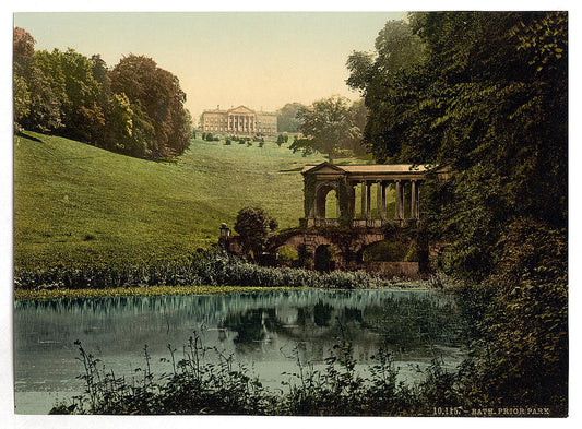 A picture of Prior Park College with Palladian Bridge, Bath, England