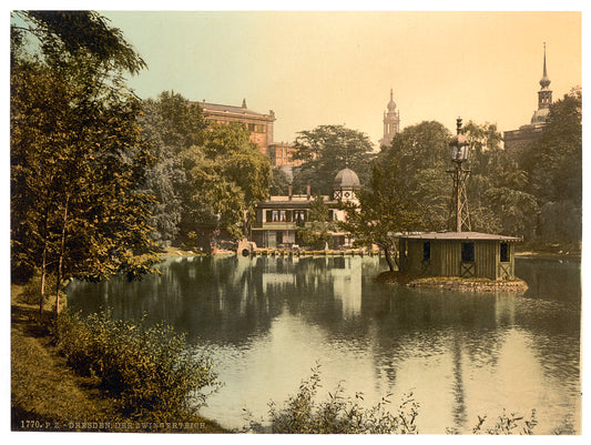 A picture of Prison Pond, Altstadt, Dresden, Saxony, Germany