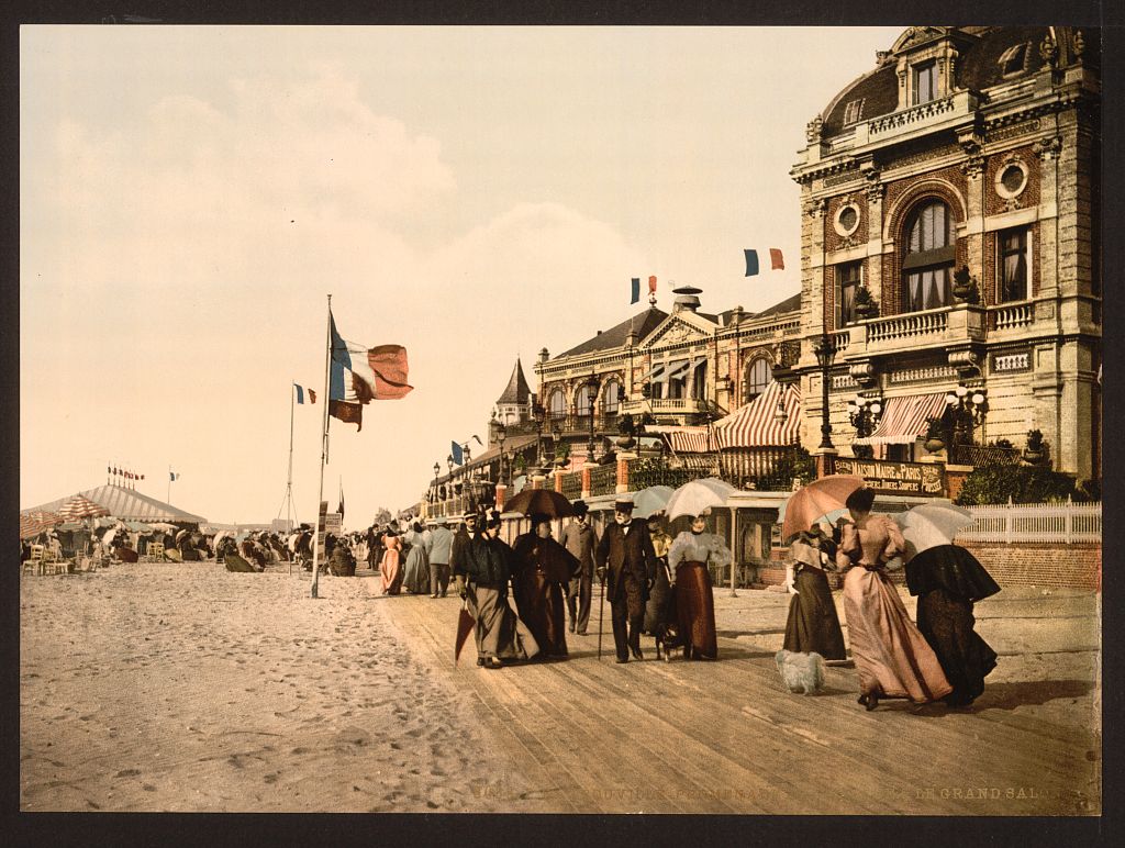 A picture of Promenade and grand Salon, Trouville, France
