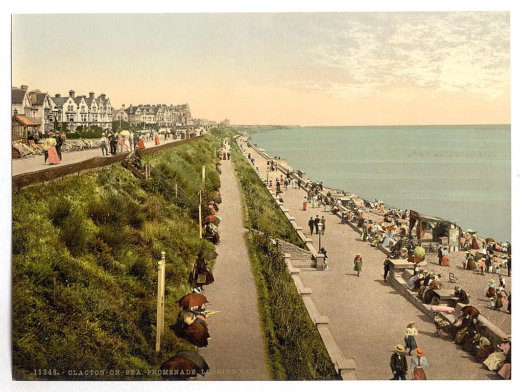 A picture of Promenade looking east, Clacton-on-Sea, England