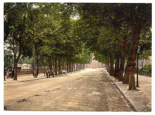 A picture of Promenade looking towards Queen's Hotel, Cheltenham, England