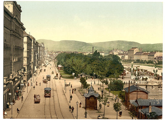 A picture of Quay Francis Joseph, Vienna, Austro-Hungary