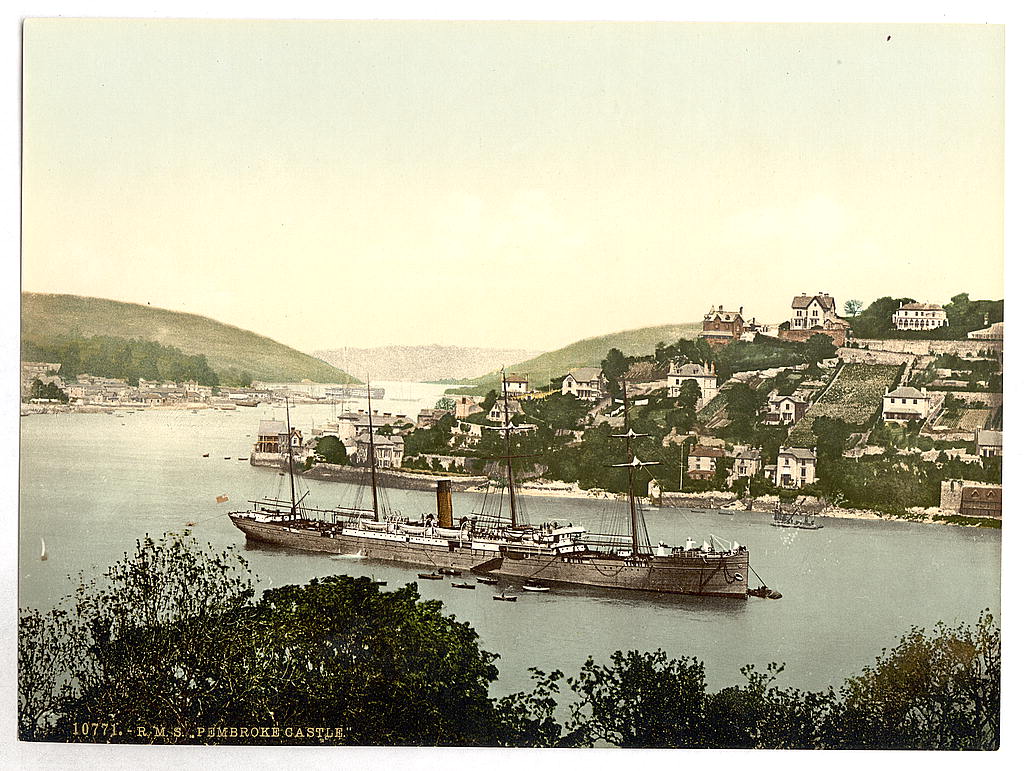 A picture of R. M. S. "Pembroke Castle"