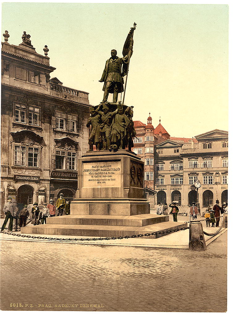 A picture of Radetzky Memorial, Prague, Bohemia, Austro-Hungary