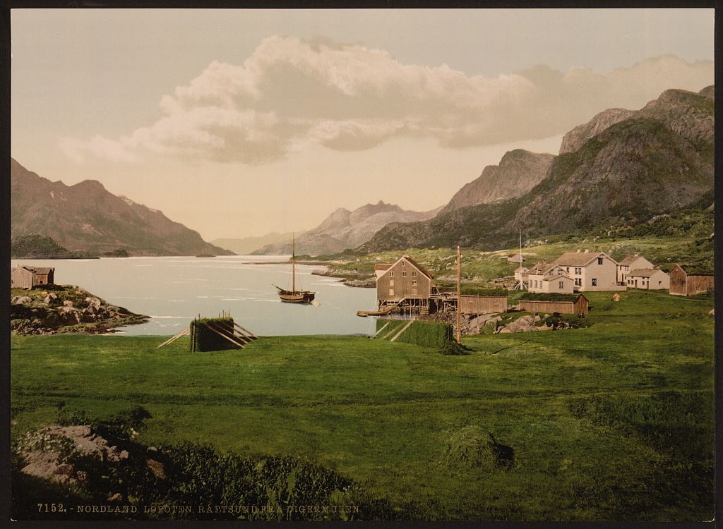 A picture of Raftsund from Digermulen, Lofoten, Norway