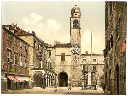 A picture of Ragusa, Corpi di Guardi Square, Dalmatia, Austro-Hungary