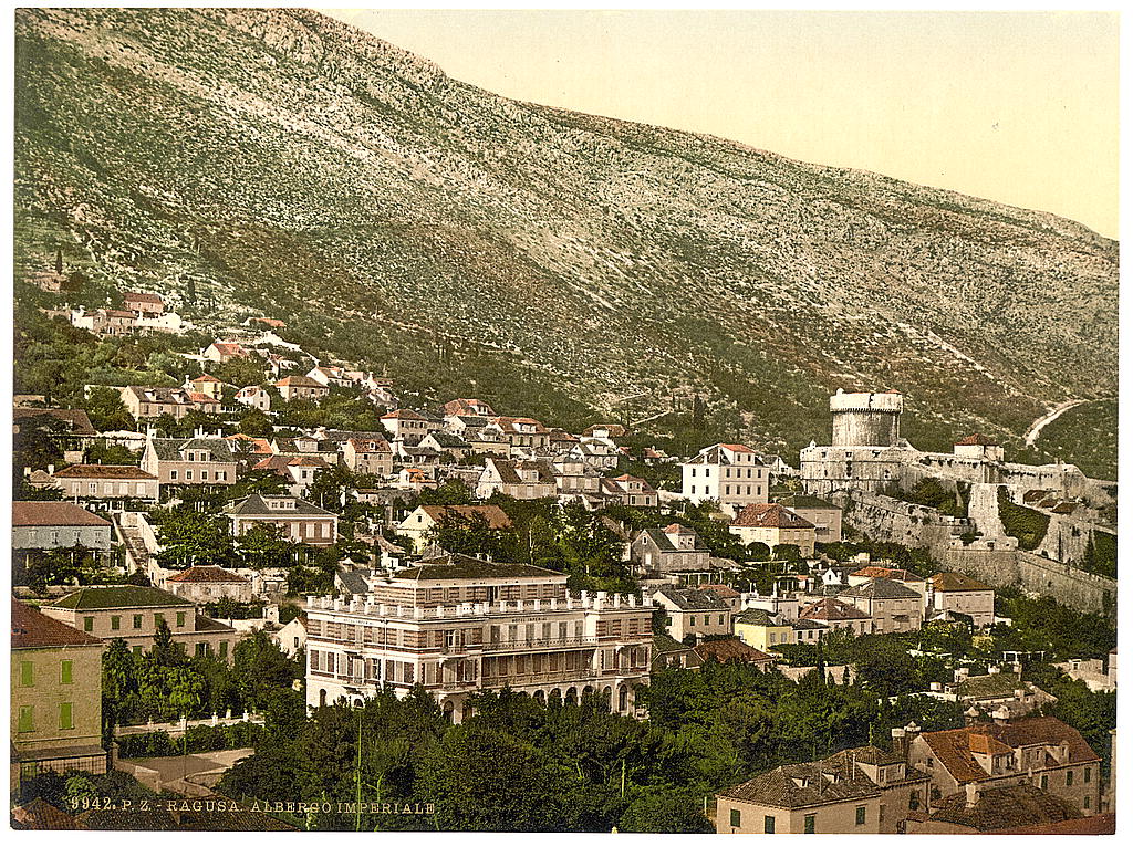 A picture of Ragusa, the Imperial Hotel, Dalmatia, Austro-Hungary