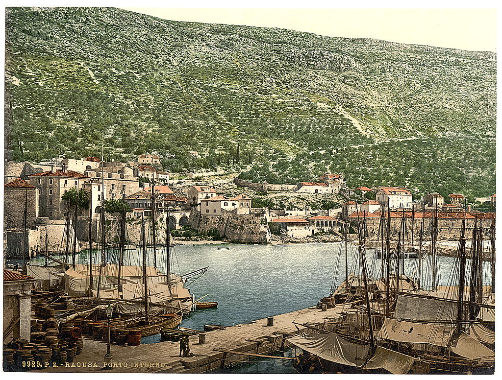A picture of Ragusa, the Inner Gate, Dalmatia, Austro-Hungary