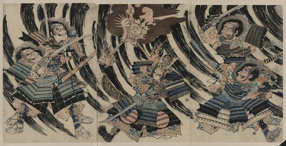 A picture of Raikō sitennō to shutendōji no kubi