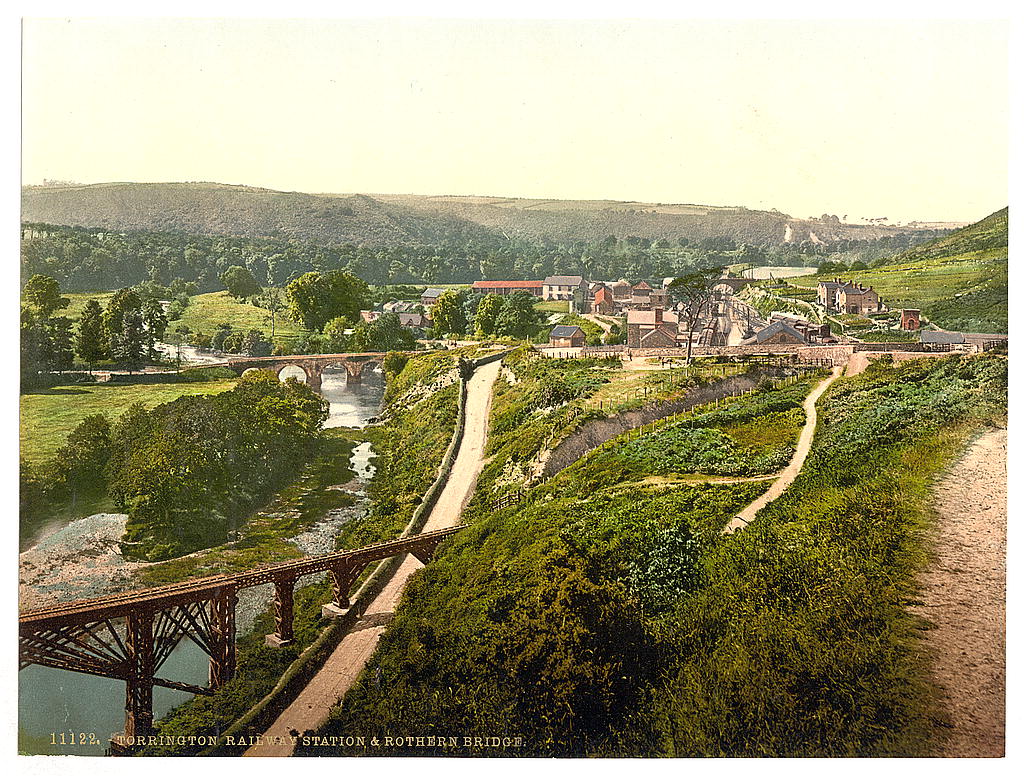 A picture of Railway station and Rothern Bridge, Torrington, England