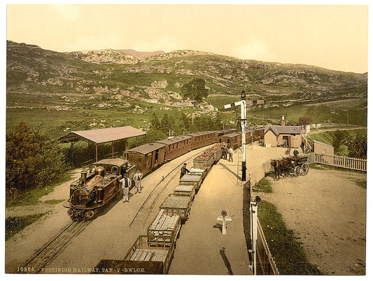 A picture of Railway, Tan-y-Bwlch, Festiniog (i.e. Ffestiniog), Wales