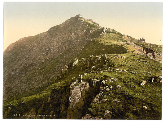 A picture of Railway, the last mile, Snowdon, Wales