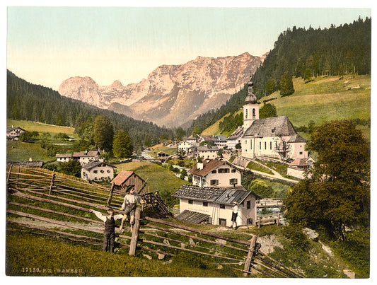 A picture of Ramsau, general view, Upper Bavaria, Germany
