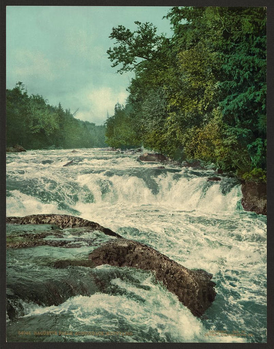 A picture of Raquette Falls, Adirondack Mountains