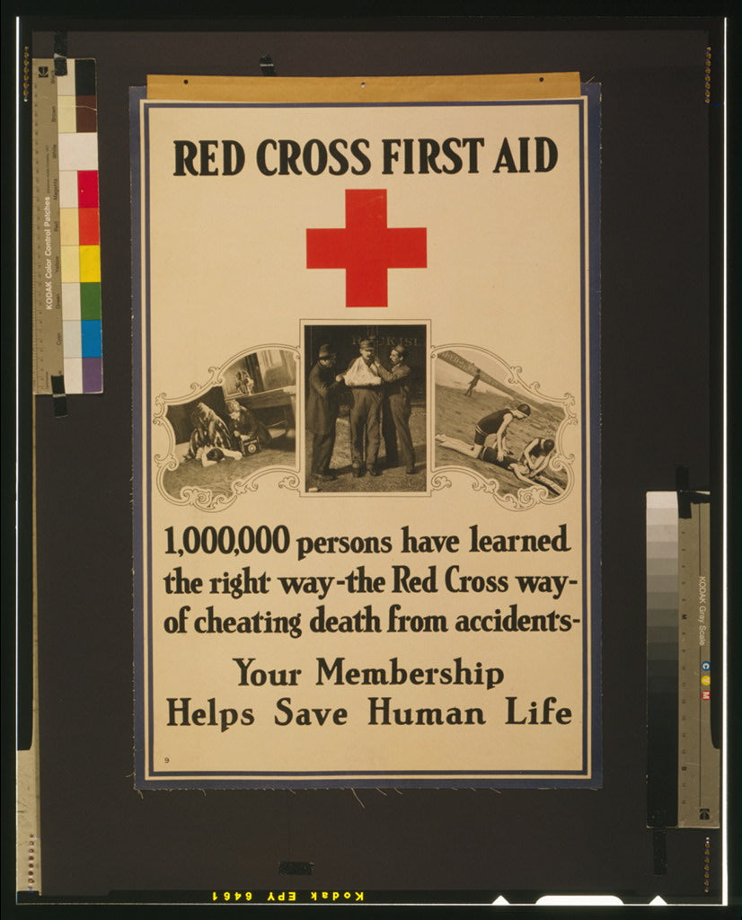 A picture of Red Cross first aid 1,000,000 persons have learned the right way--the Red Cross way--of cheating death from accidents.