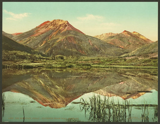 A picture of Red Mountain, Ouray-Silverton Stage Road, Colorado