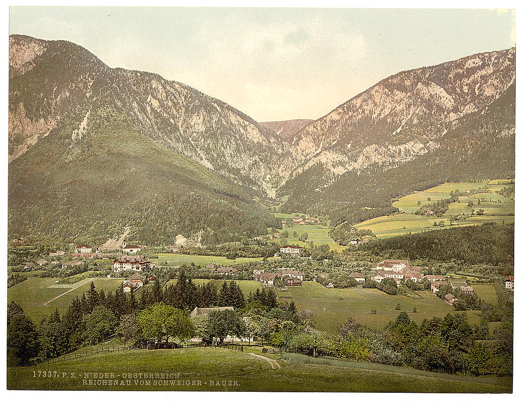 A picture of Reichenau, from Schweiger-Bauer, Lower Austria, Austro-Hungary