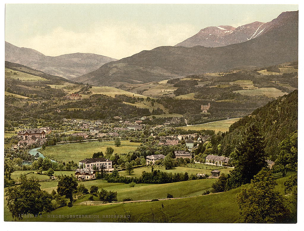 A picture of Reichenau, general view, Lower Austria, Austro-Hungary