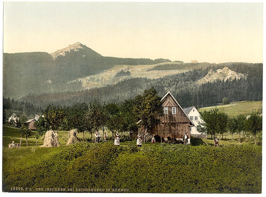 A picture of Reichenberg, the Jeschken, Bohemia, Austro-Hungary