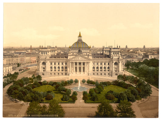A picture of Reichstag House, Berlin, Germany