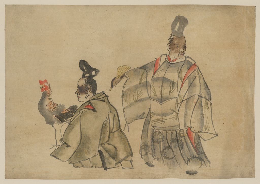 A picture of Religious ceremony with rooster