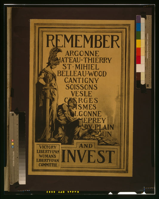 A picture of Remember ... and invest Victory Liberty Loan, Woman's Liberty Loan Committee /