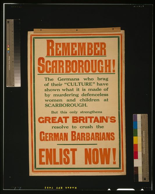 A picture of Remember Scarborough! ... Enlist now!
