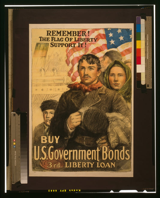 A picture of Remember! The flag of liberty--Support it! Buy U.S. government bonds, 3rd Liberty Loan /