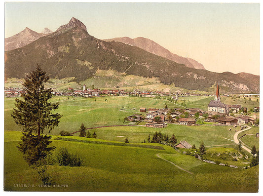 A picture of Reutte, general view, Tyrol, Austro-Hungary