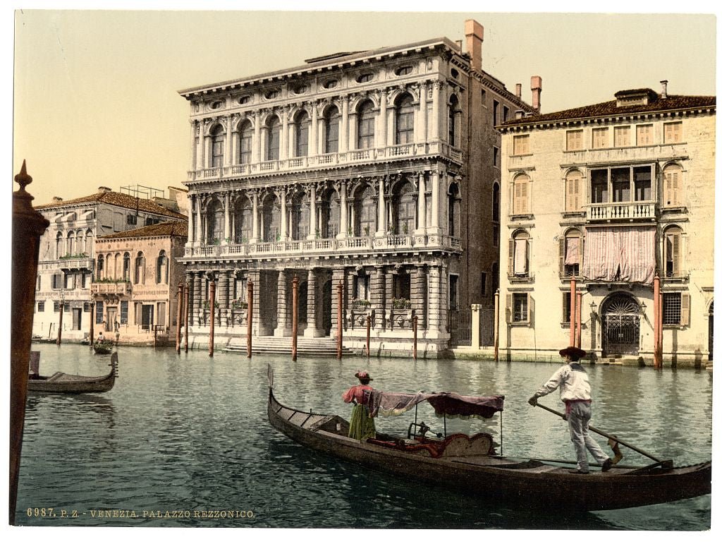A picture of Rezzonico Palace, Venice, Italy