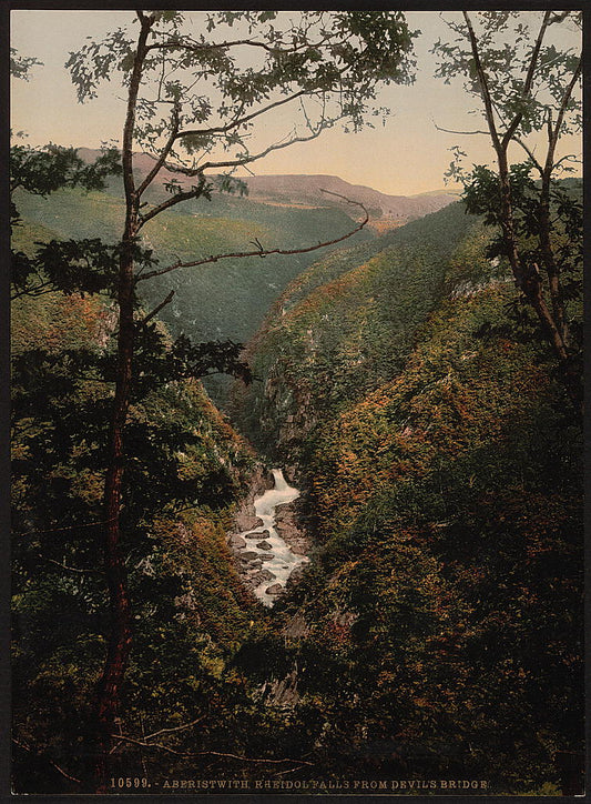 A picture of Rheidol Falls, from Devil's Bridge, Aberystwith, Wales