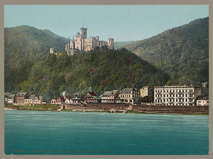 A picture of Rhein--Schloss Stolzenfels mit Capellen