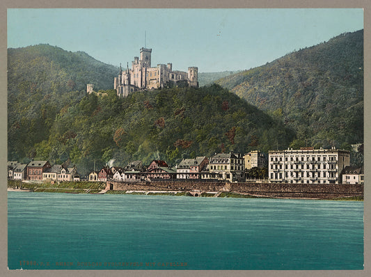 A picture of Rhein--Schloss Stolzenfels mit Capellen