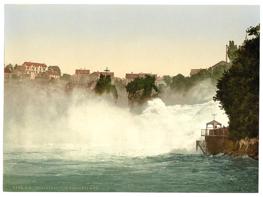 A picture of Rheinfall von Fischetz aus., Schaffhausen, Switzerland