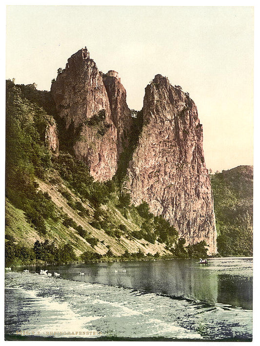 A picture of Rheingrafenstein, the Nahe River, Germany
