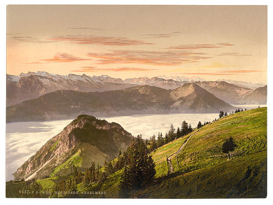 A picture of Rigi Scheidegg and Lake Lucerne, Rigi, Switzerland