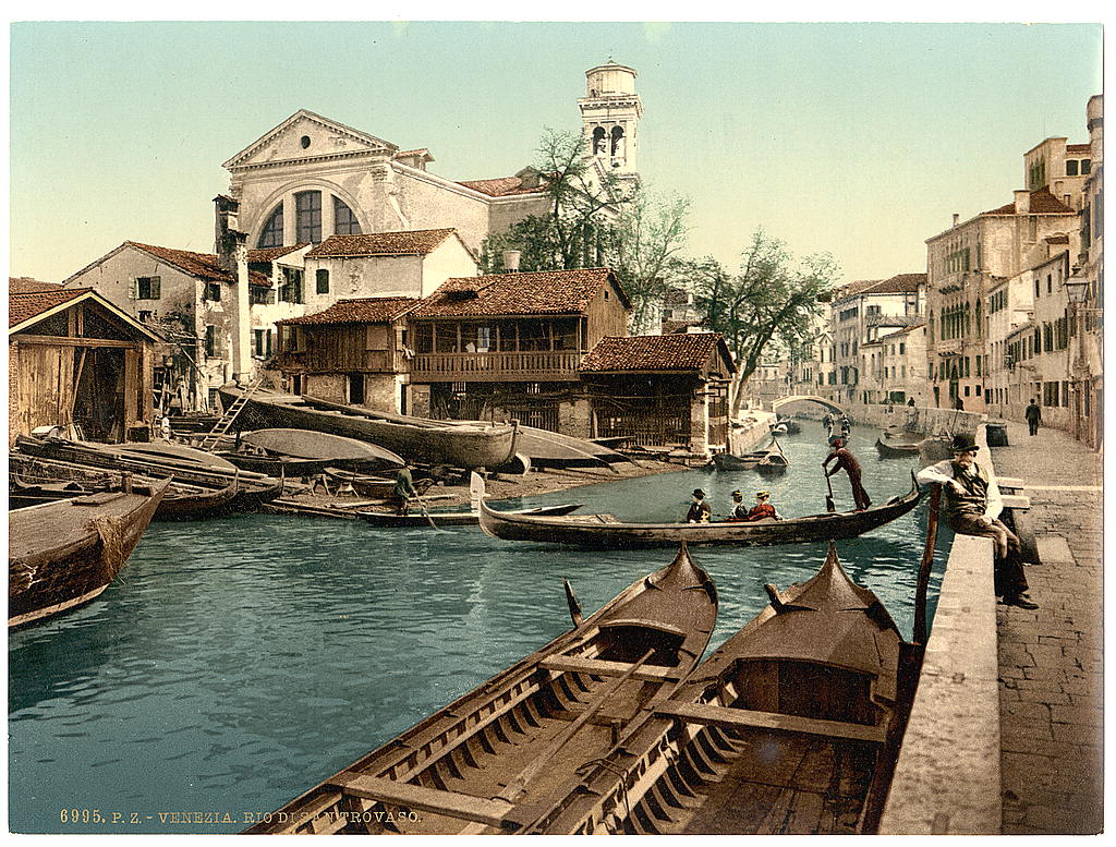 A picture of Rio di San Trovaso, Venice, Italy