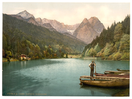 A picture of Rissersee, general view, Upper Bavaria, Germany
