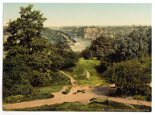 A picture of River Avon from Clifton Downs, Bristol, England