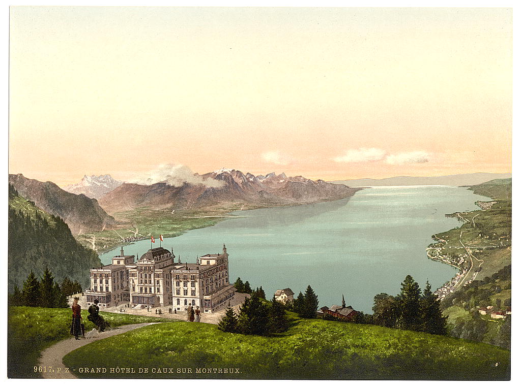 A picture of Rochers de Naye, and Hotel de Caux, Geneva Lake, Switzerland